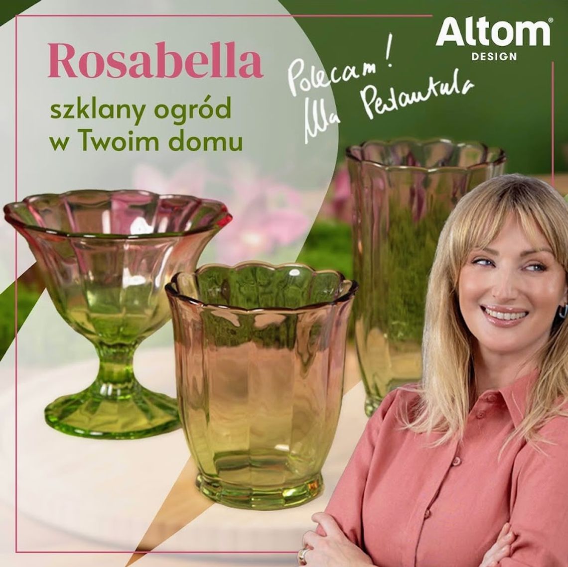 Ula Penantula promuje kolekcję szkła dla Brico Marche Myszków! Ula Penantula promuje kolekcję szkła dla Brico Marche Myszków!