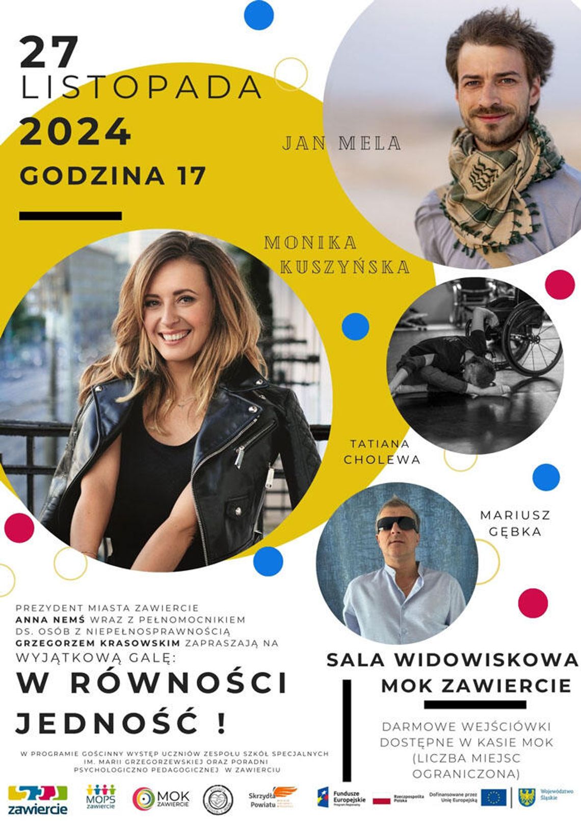 W równości jedność! Wydarzenie w MOK poprowadzi Jan Mela