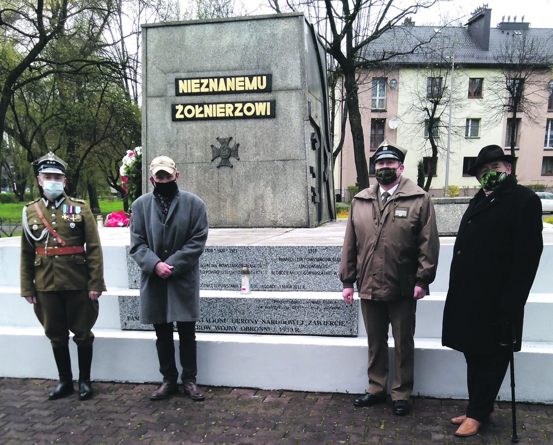 W ZAWIERCIU UCZCZONO 230 ROCZNICĘ UCHWALENIA KONSTYTUCJI 3 MAJA ORAZ 100 ROCZNICĘ WYBUCHU III POWSTANIA ŚLĄSKIEGO