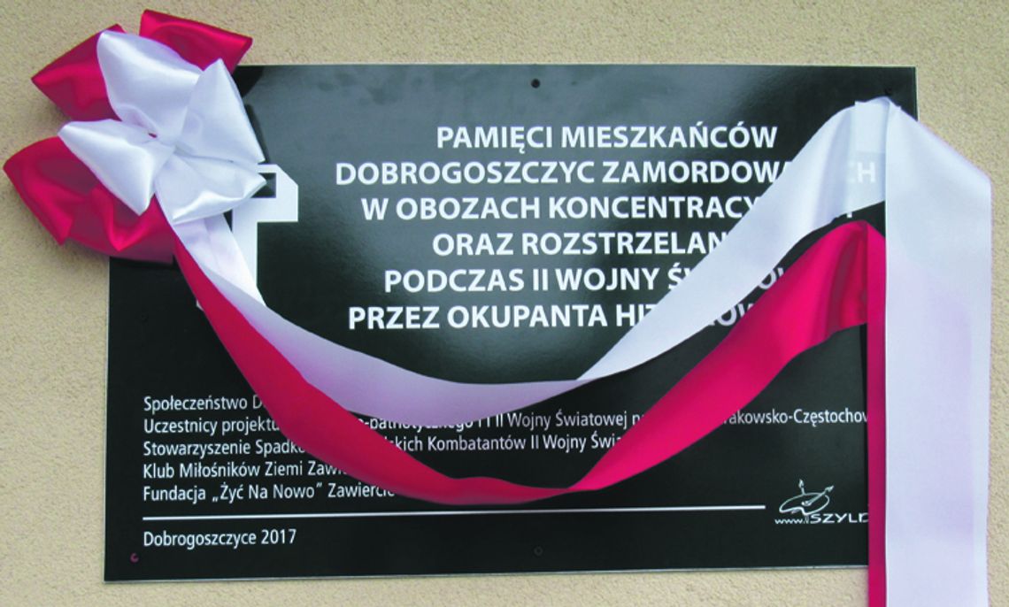 Z cyklu „Na kartach historii” MARTYROLOGIA WSI POLSKIEJ W LATACH HITLEROWSKIEJ OKUPACJI NA TERENIE OBECNEGO POWIATU ZAWIERCIAŃSKIEGO W LATACH 1939 – 1945