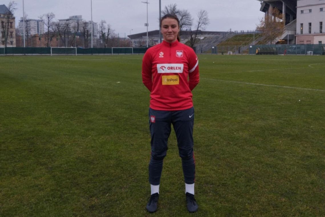 ZAWODNICZKA MKS-U MYSZKÓW NA ZGRUPOWANIU REPREZENTACJI POLSKI U-17