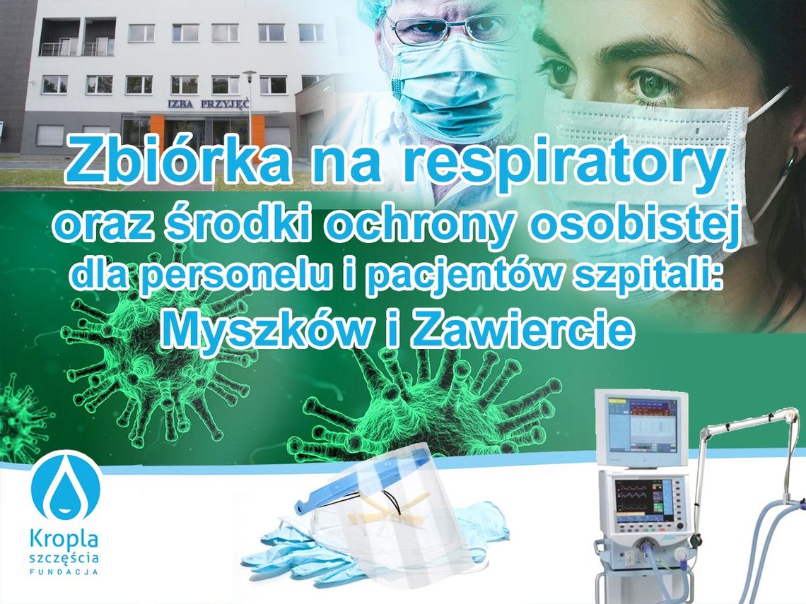 Zbiórka na respiratory i środki ochronne dla personelu szpitali