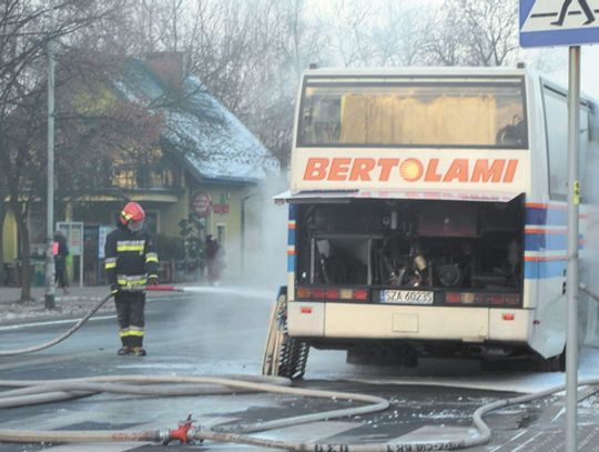 ZAPALIŁA SIĘ OPONA: ZABLOKOWALI DROGĘ W CENTRUM MIASTA