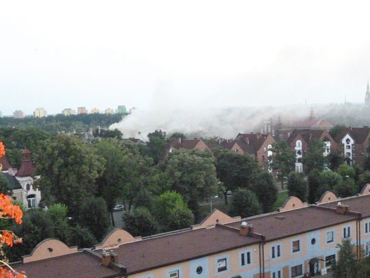 TO BYŁ OGROMNY POŻAR, EWAKUOWALI LUDZI