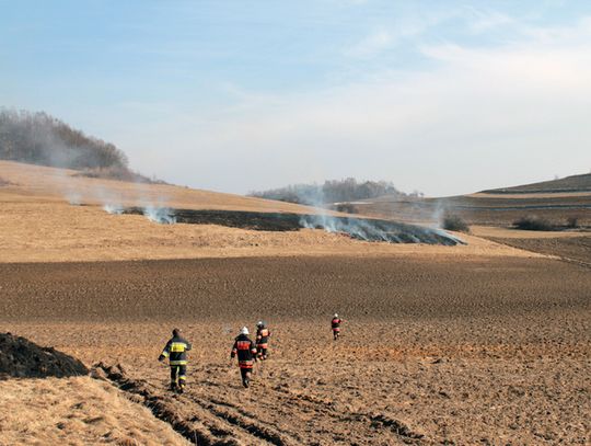 14 HEKTARÓW W OGNIU