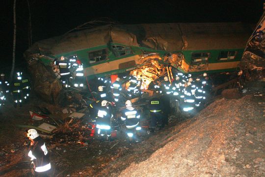 Katastrofa kolejowa w okolicy Szczekocin