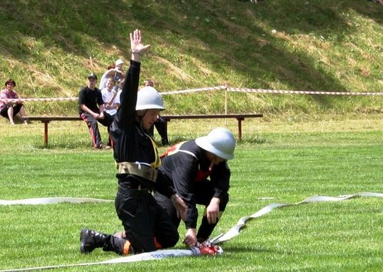 STRAŻACY SPRAWDZILI SWOJE UMIEJĘTNOŚCI