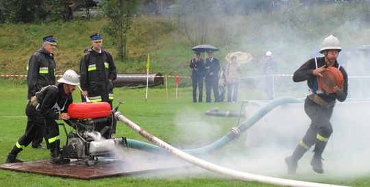 STRAŻACKIE FINAŁY W DESZCZU