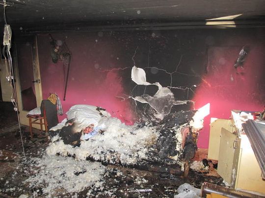 MĘŻCZYZNA ZGINĄŁ W POŻARZE