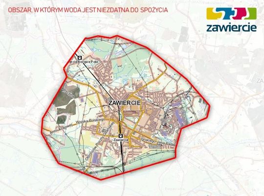 CZĘŚĆ OSIEDLI W ZAWIERCIU BEZ WODY