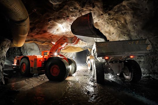 Kopalnia rudy wolframu w Austrii w regione Hote Tauert w rejonie Salzburga