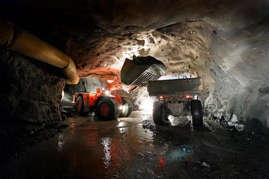 Kopalnia rudy wolframu w Austrii w regione Hote Tauert w rejonie Salzburga